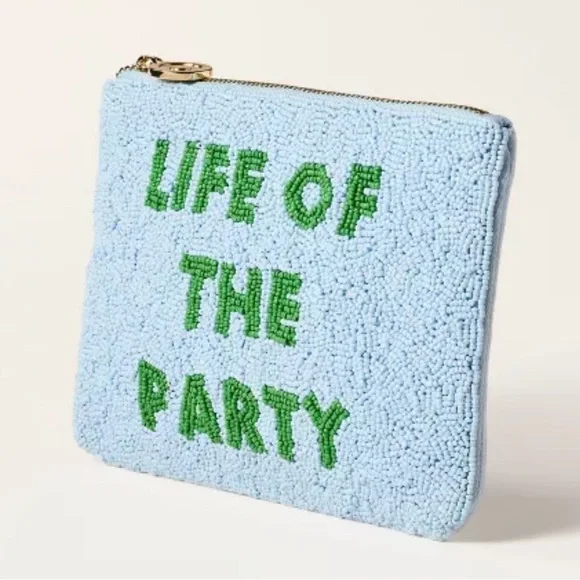 Kate Spade Target Beaded Life of The Party Beaded Clutch Bag - Picture 2 of 5